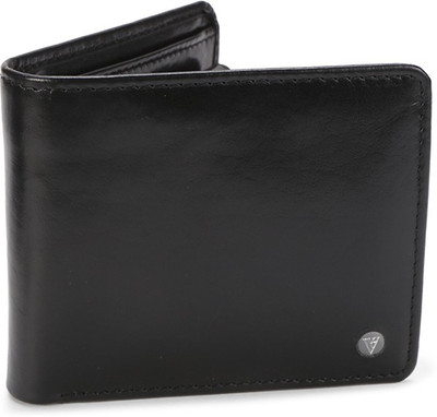 

Van Heusen Men Black Genuine Leather Wallet(4 Card Slots)