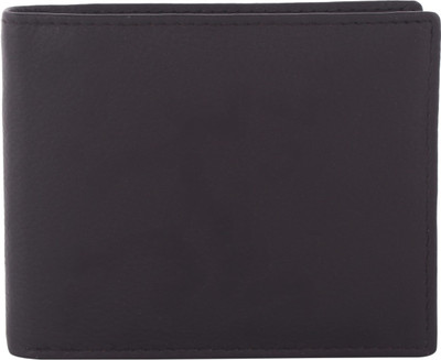 

Husamsons Men Black Genuine Leather Wallet(11 Card Slots)