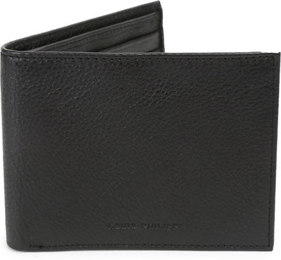 

Louis Philippe Men Black Genuine Leather Wallet(4 Card Slots)