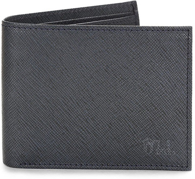 

Louis Philippe Men Blue Genuine Leather Wallet(4 Card Slots), Navy