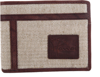 

Hawai Men Brown Genuine Leather Wallet(8 Card Slots)