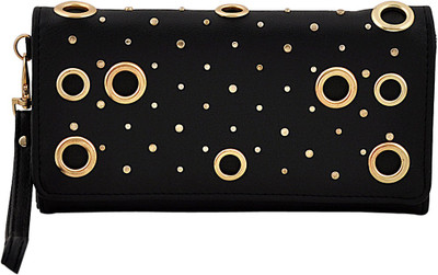 

Mark & Keith Women Black Artificial Leather Wallet(8 Card Slots)