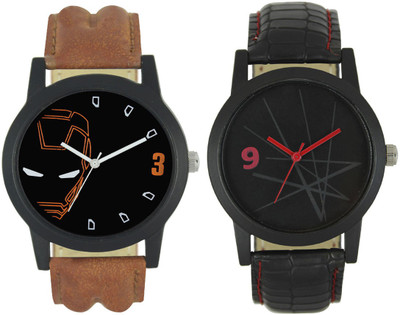 

Shivam Retail SR-01 004-008 Stylish And Attractive Pure Brown Leather Strap Watch - For Men