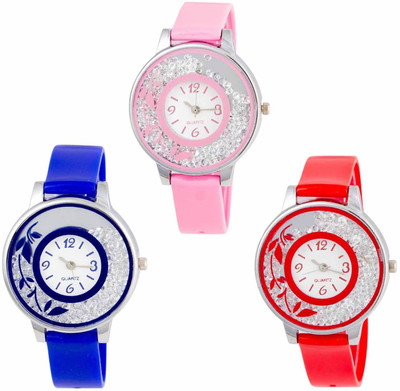 

OpenDeal New Stylish Moveble Diamond Combo Watch For Girls & Women OD-189-29 Watch - For Girls
