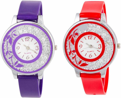 

OpenDeal New Stylish Moveble Diamond Combo Watch For Girls & Women OD-189-11 Watch - For Girls