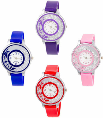 

OpenDeal New Stylish Moveble Diamond Combo Watch For Girls & Women OD-189-46 Watch - For Girls