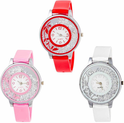 

OpenDeal New Stylish Moveble Diamond Combo Watch For Girls & Women OD-189-35 Watch - For Girls