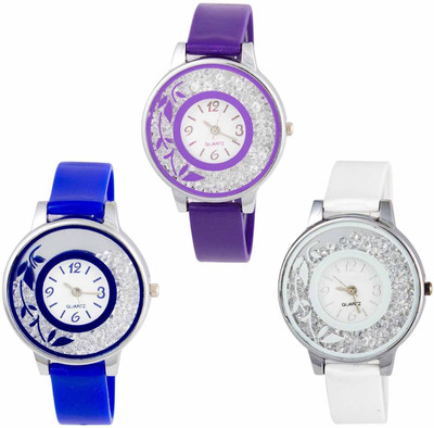 

OpenDeal New Stylish Moveble Diamond Combo Watch For Girls & Women OD-189-28 Watch - For Girls