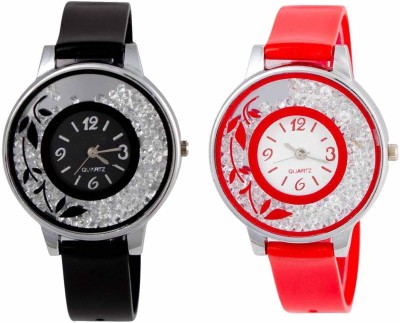 

OpenDeal New Stylish Moveble Diamond Combo Watch For Girls & Women OD-189-4 Watch - For Girls