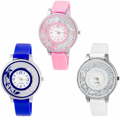 

OpenDeal New Stylish Moveble Diamond Combo Watch For Girls & Women OD-189-30 Watch - For Girls