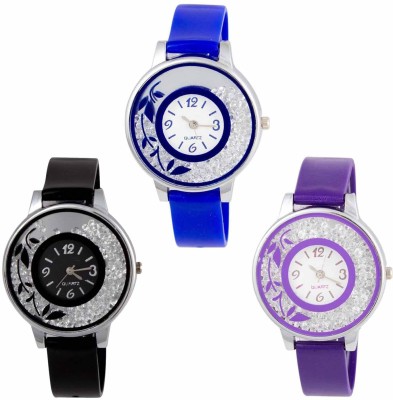 

OpenDeal New Stylish Moveble Diamond Combo Watch For Girls & Women OD-189-16 Watch - For Girls