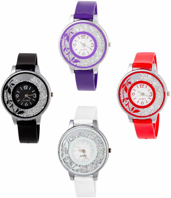 

OpenDeal New Stylish Moveble Diamond Combo Watch For Girls & Women OD-189-44 Watch - For Girls