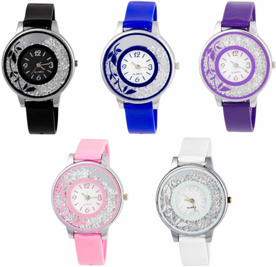 

OpenDeal New Stylish Moveble Diamond Combo Watch For Girls & Women OD-189-52 Watch - For Girls