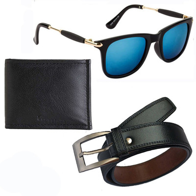 

Elligator Belt, Wallet, Aviator Combo(Multicolor)