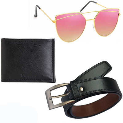 

Elligator Belt, Wallet, Aviator Combo(Multicolor)