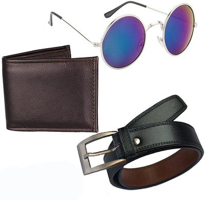 

Elligator Belt, Wallet, Aviator Combo(Multicolor)