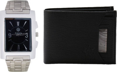 

Rabela Analog Watch, Wallet Combo(Black, Tan)