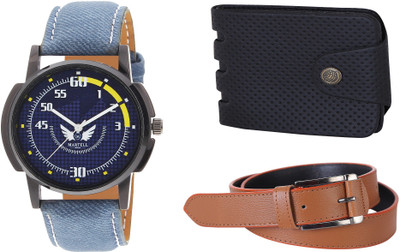 

Martell Analog Watch Combo(Blue)