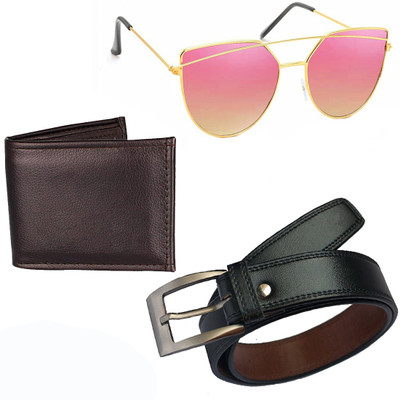 

Elligator Belt, Wallet, Aviator Combo(Multicolor)