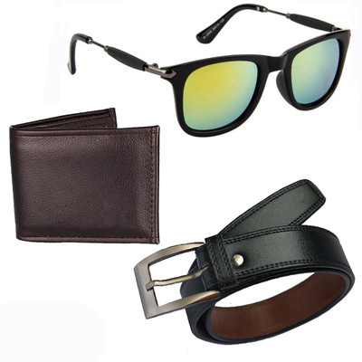 

Elligator Belt, Wallet, Aviator Combo(Multicolor)