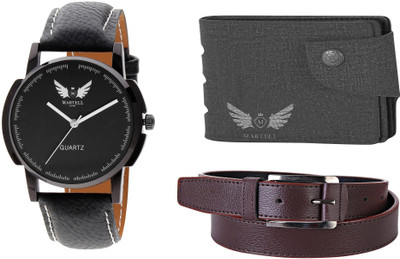

Martell Analog Watch Combo(Black)