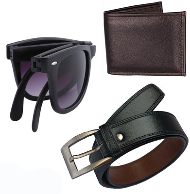

Elligator Belt, Wallet, Aviator Combo(Multicolor)
