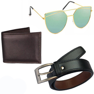 

Elligator Belt, Wallet, Aviator Combo(Multicolor)