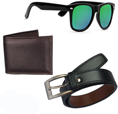 

Elligator Belt, Wallet, Aviator Combo(Multicolor)
