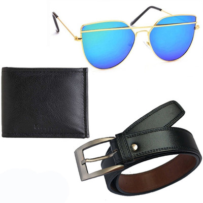 

Elligator Belt, Wallet, Aviator Combo(Multicolor)