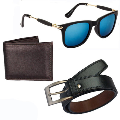 

Elligator Belt, Wallet, Aviator Combo(Multicolor)