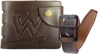 

Peacock Mundkar Wallet, Belt Combo(Brown)