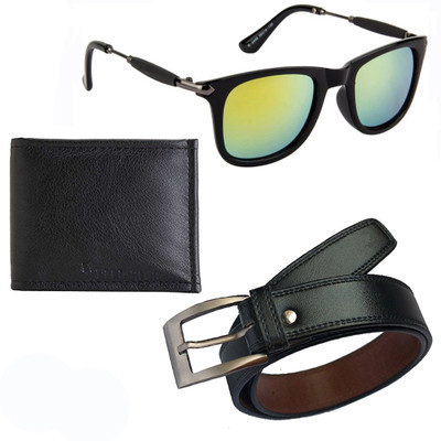 

Elligator Belt, Wallet, Aviator Combo(Multicolor)