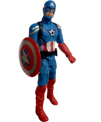 

MEGAEMART CAPTAIN AMERICA AVENGERS HERO WITH LED LIGHT ACTION FIGURE TOYS FOR KIDS [25CM](Multicolor)