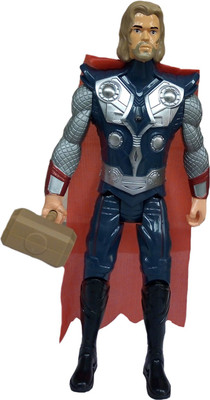 

MEGAEMART THOR AVENGERS HERO WITH LED LIGHT ACTION FIGURE TOYS FOR KIDS [25CM](Multicolor)
