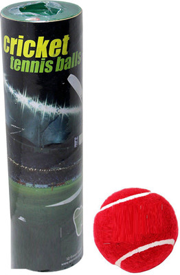 

QUINERGYS ® Approver & Certified Tennis Ball, Denim Cricket, Single Ball- Heavy Cricket Tennis Ball(Pack of 1, Red), Red-type-006