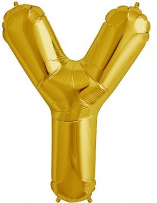 

Smartcraft Solid Alphabet Foil Balloon - Y (17 inch) - Gold Balloon(Gold, Pack of 1)