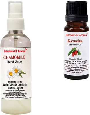 

Gardens Of Aroma Chamomile Floral Water And katuvira Essential Oil(110 ml)