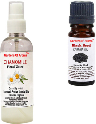 

Gardens Of Aroma Chamomile Floral Water And Black Seed Carrier Oil(110 ml)