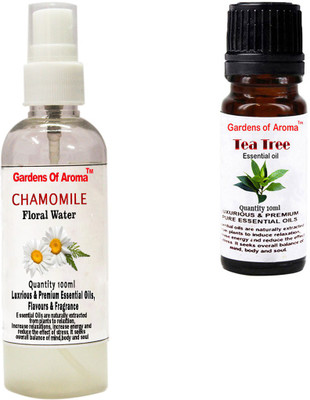 

Gardens Of Aroma Chamomile Floral Water And Tea Tree Essential Oil(110 ml)