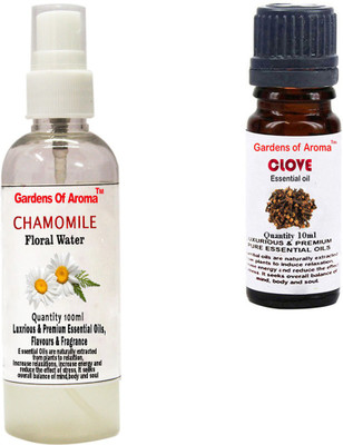 

Gardens Of Aroma Chamomile Floral Water And Clove Essential Oil(110 ml)