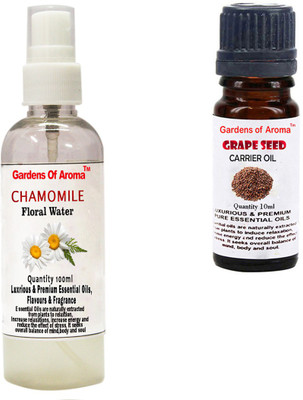 

Gardens Of Aroma Chamomile Floral Water And Grapeseed Carrier Oil(110 ml)
