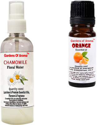 

Gardens Of Aroma Chamomile Floral Water And Orange Essential Oil(110 ml)