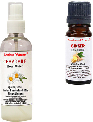 

Gardens Of Aroma Chamomile Floral Water And Ginger Essential Oil(110 ml)
