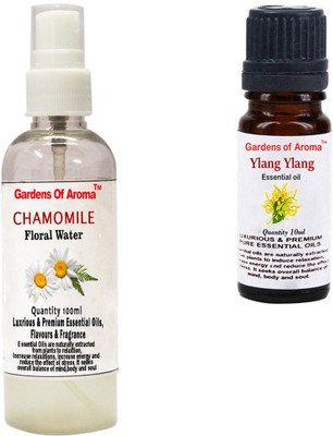 

Gardens Of Aroma Chamomile Floral Water And Ylang Ylang Essential Oil(110 ml)