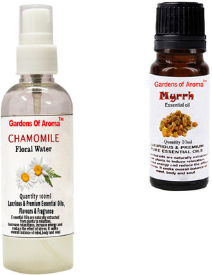 

Gardens Of Aroma Chamomile Floral Water And Myrrh Essential Oil(110 ml)