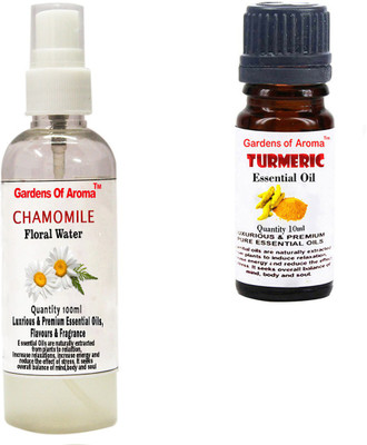 

Gardens Of Aroma Chamomile Floral Water And Tumeric Essential Oil(110 ml)