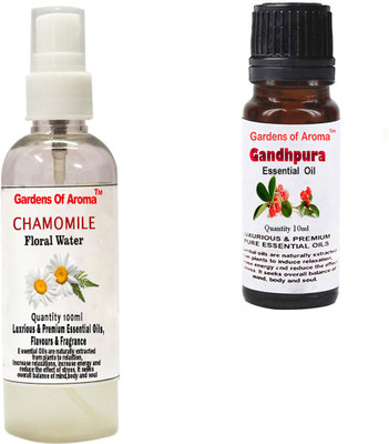 

Gardens Of Aroma Chamomile Floral Water And Gandhpura Essential Oil(110 ml)
