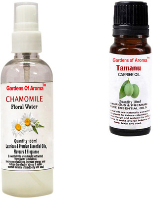 

Gardens Of Aroma Chamomile Floral Water And Tamanu Carrier Oil(110 ml)
