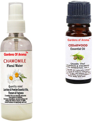 

Gardens Of Aroma Chamomile Floral Water And Cedarwood Essential Oil(110 ml)
