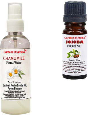 

Gardens Of Aroma Chamomile Floral Water And Jojoba Carrier Oil(110 ml)